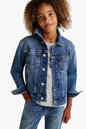 Tommy Hilfiger Oversized Fit Truckerjacke aus Denim