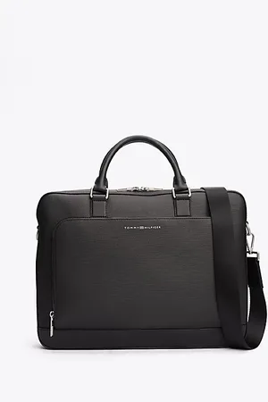 Tommy Hilfiger TH Business Laptop-Tasche aus Leder