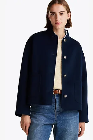 Tommy Hilfiger Jacke aus Wollmix mit Baseball-Kragen