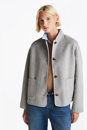 Tommy Hilfiger Jacke aus Wollmix mit Baseball-Kragen