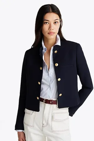 Tommy Hilfiger Slim Fit Blazer mit Mandarinkragen