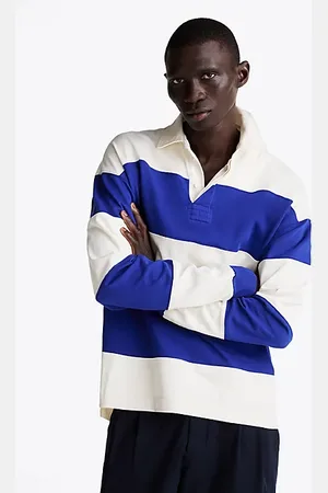 Tommy Hilfiger Relaxed Fit Rugby-Shirt mit Blockstreifen