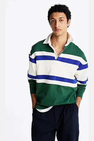 Tommy Hilfiger Relaxed Fit Rugby-Shirt im Color Block-Design