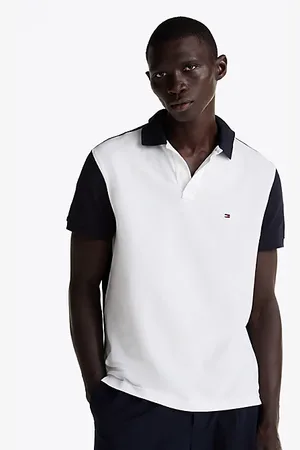 Tommy Hilfiger Regular Fit Poloshirt im Color Block-Design