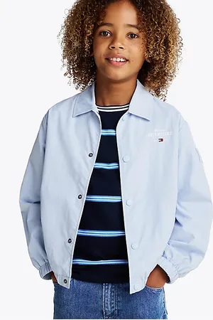 Tommy Hilfiger Coach-Jacke mit aufgesticktem Logo