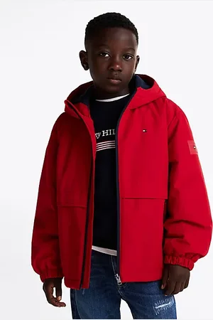 Tommy Hilfiger Wattierte Color Block-Jacke mit Kapuze
