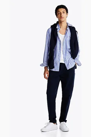 Tommy Hilfiger Harlem Slim Fit Chinos mit Stückfärbung