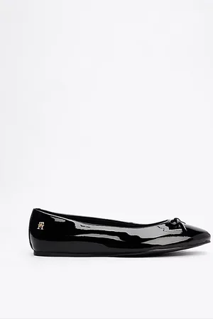 Tommy Hilfiger Lackleder-Ballerina mit Schleifen-Detail