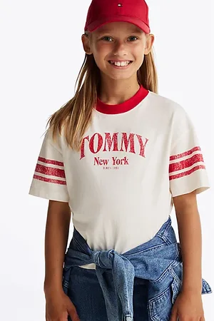 Tommy Hilfiger Rundhals-T-Shirt im Color Block-Design