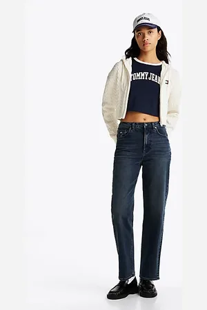 Tommy Hilfiger Layla Slim Straight Leg Jeans mit hohem Bund