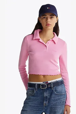 Tommy Hilfiger Slim Cropped Fit Langarm-Poloshirt