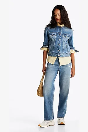 Tommy Hilfiger Layla Slim Straight Leg Jeans mit hohem Bund