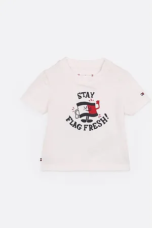 Tommy Hilfiger T-Shirt mit Logo und Rundhalsausschnitt