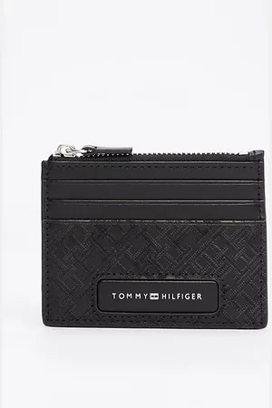 Tommy Hilfiger TH Monogram Kreditkartenetui aus Leder