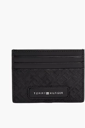 Tommy Hilfiger TH Monogram Kreditkartenetui aus Leder