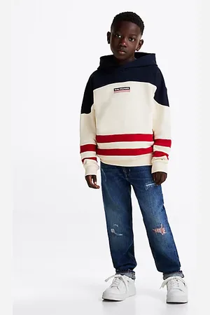 Tommy Hilfiger Straight Leg Skater-Jeans im Used Look