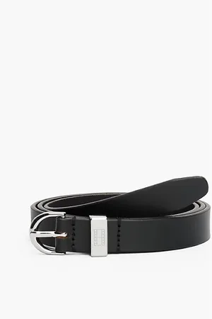 Tommy Hilfiger Ledergürtel mit ovaler Schnalle