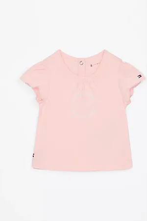 Tommy Hilfiger T-Shirt mit gerüschten Ärmeln
