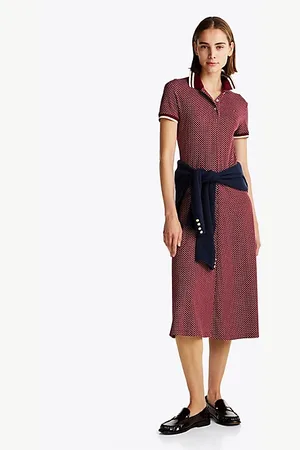 Tommy Hilfiger Midi-Polokleid mit Print