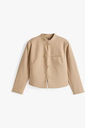 Tommy Hilfiger Curve Slim Fit Blazer mit Mandarinkragen
