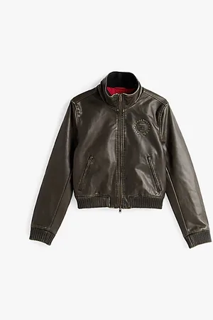 Tommy Hilfiger Schwarze Bomberjacke mit Logo