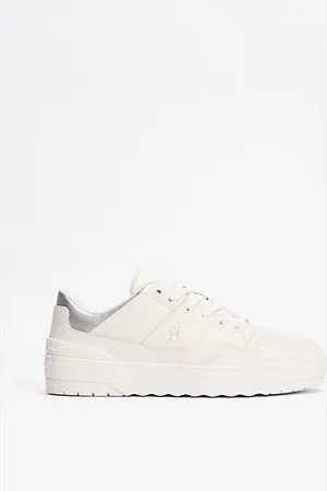 Tommy Hilfiger Color Block-Basketball-Sneaker aus Leder