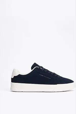 Tommy Hilfiger Court-Sneaker aus Wildleder mit Flatform-Sohle