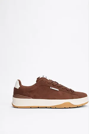 Tommy Hilfiger Sneaker aus Wildleder mit Struktur-Detail