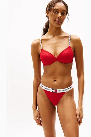 Tommy Hilfiger Heritage Tanga-Slip mit Leopardenspitze