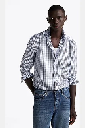 Tommy Hilfiger Regular Fit Popeline-Hemd mit Vichy-Karos
