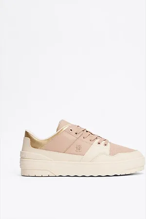 Tommy Hilfiger Color Block-Basketball-Sneaker aus Leder