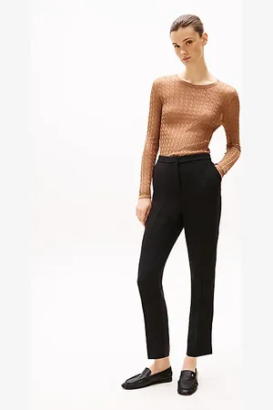 Tommy Hilfiger Slim Fit Pull-On-Krepp-Hose