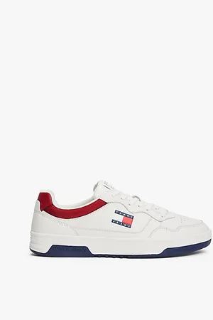 Tommy Hilfiger Cupsole-Sneaker aus geprägtem Leder