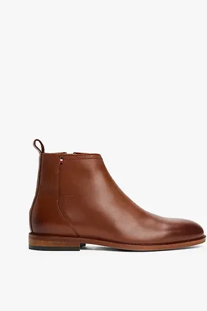 Tommy Hilfiger Chelsea-Boot aus Leder mit Reißverschluss