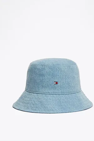 Tommy Hilfiger Kids Essential Fischerhut aus Denim mit Flag