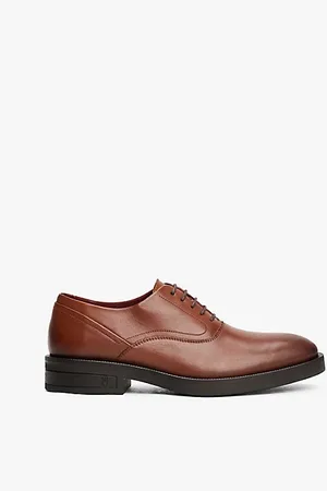 Tommy Hilfiger Derby-Lederschuh mit TH-Monogramm