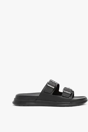 Tommy Hilfiger Ledersandale mit Schnallen