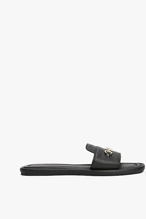 Tommy Hilfiger Pantolette aus Leder mit Horsebit-Highlight