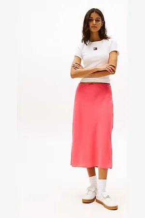 Tommy Hilfiger Midi-Rock mit Besatz