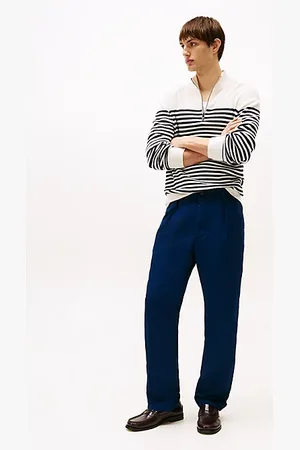 Tommy Hilfiger Murray Tapered Leg Fit Chinos mit Fischgrätmuster