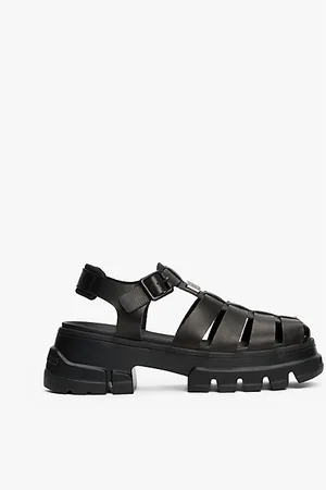 Tommy Hilfiger Klobige Fisherman-Sandale aus Leder