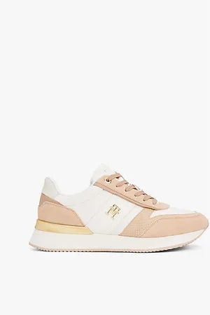 Tommy Hilfiger Leder-Sneaker mit Metallic-Detail