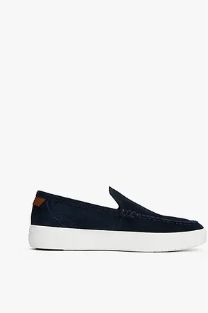 Tommy Hilfiger Slipper-Loafer aus Wildleder mit Branding