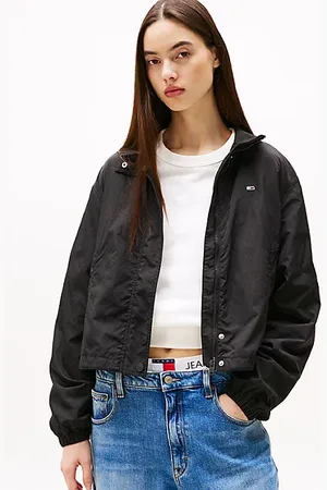 Tommy Hilfiger Wasserabweisende Jacke mit Logo-Kragen