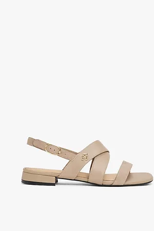 Tommy Hilfiger Ledersandale mit TH-Monogramm