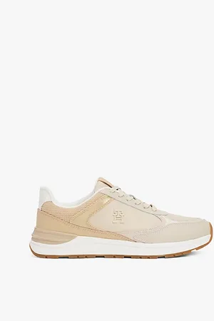 Tommy Hilfiger Leder-Sneaker mit Strukturmix