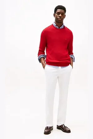 Tommy Hilfiger Denton Straight Leg Fit Satin-Chinos