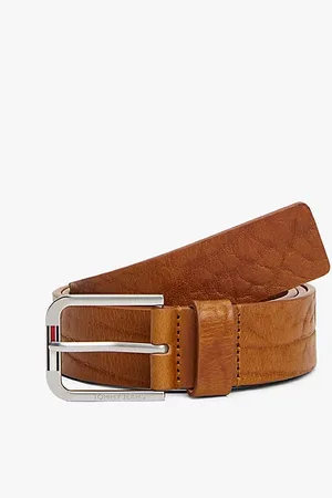 Tommy Hilfiger Ledergürtel mit abgerundeter Schnalle