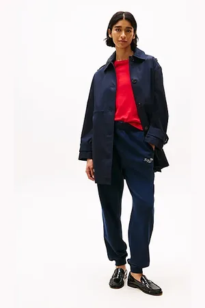 Tommy Hilfiger Parka mit Kapuze und Bündchen-Riemen