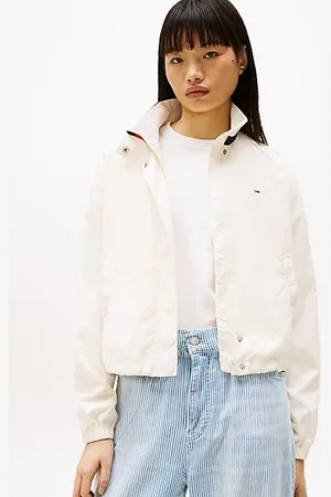 Tommy Hilfiger Wasserabweisende Jacke mit Logo-Kragen